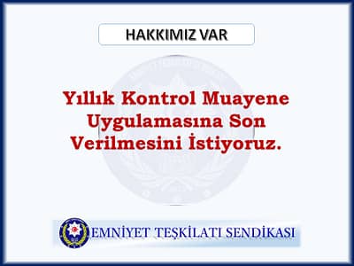 Yıllık Kontrol